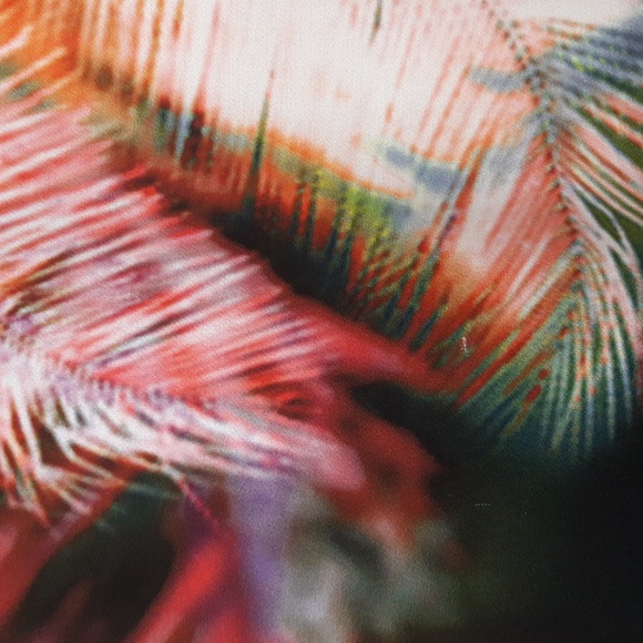 Sandro Sleeveless Jewel Tones Hi Low Peplum Top Sz 2 - Picture 3 of 5